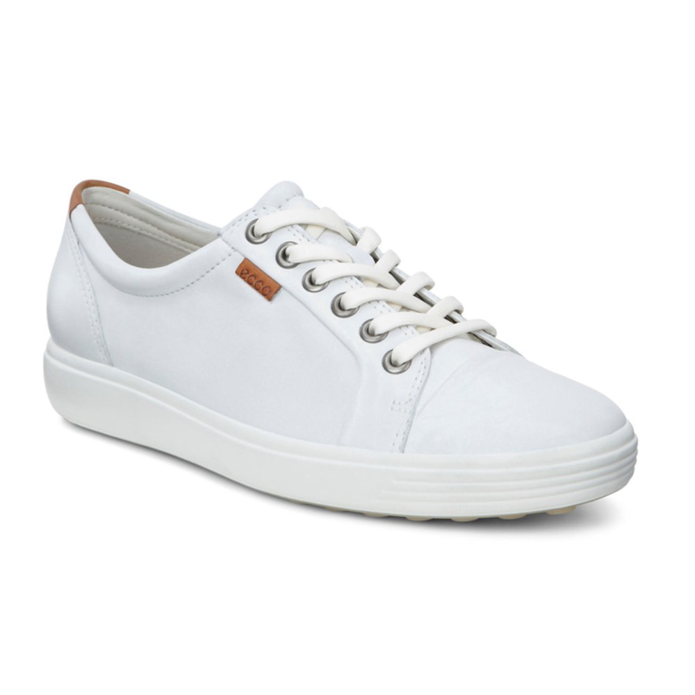 ECCO Womens Sneakers White - Soft 7 - KWZ-028135